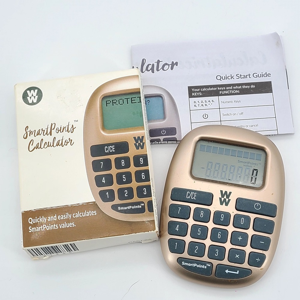 Weight Watchers 2017 Smart Points Gold Calculator WW in box with instructions